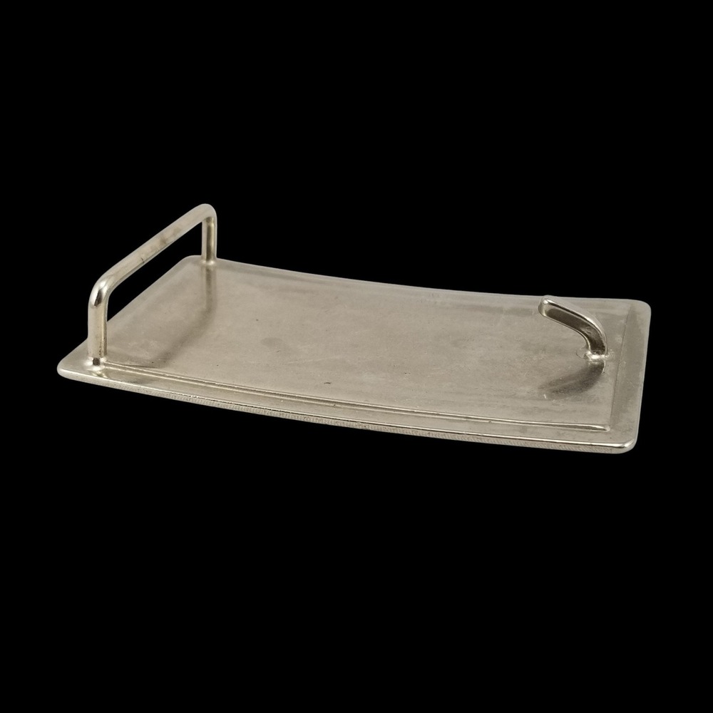 Vintage Western Style Engraved Rectangular Belt B… - image 5